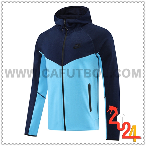 Chaqueta Con Capucha Adidas Azul 2024 2025