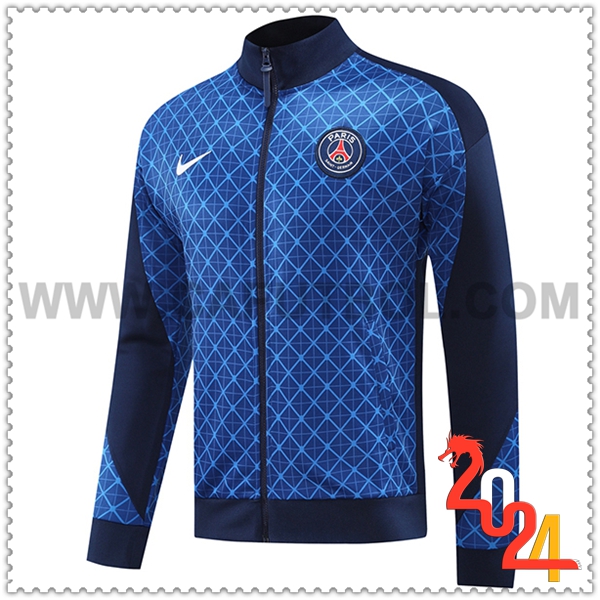 Chaquetas Futbol PSG Azul 2024 2025