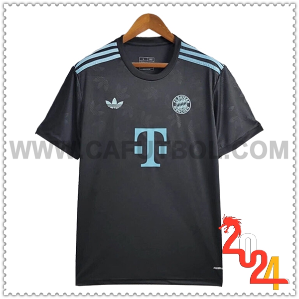 Camiseta Futbol Bayern Munich Negro Edicion especial 2024 2025