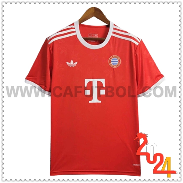 Camiseta Futbol Bayern Munich Rojo Edicion especial 2024 2025