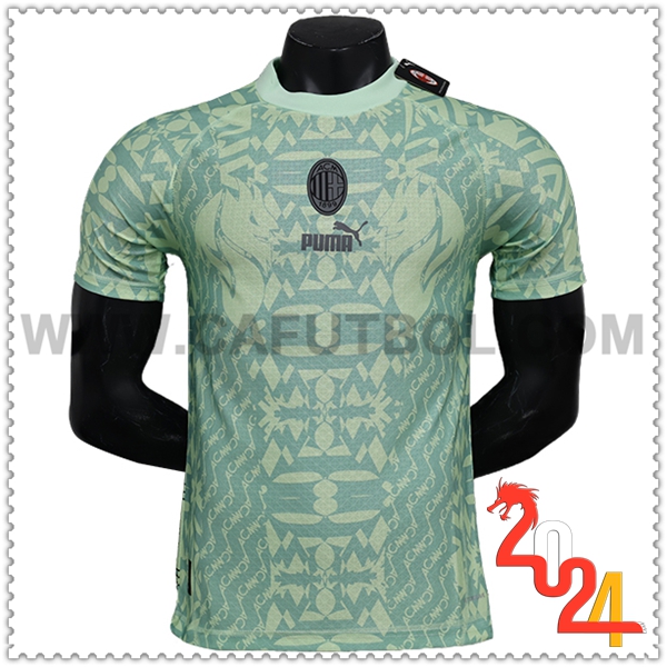 Camiseta Futbol AC Milan Verde Edicion especial 2024 2025