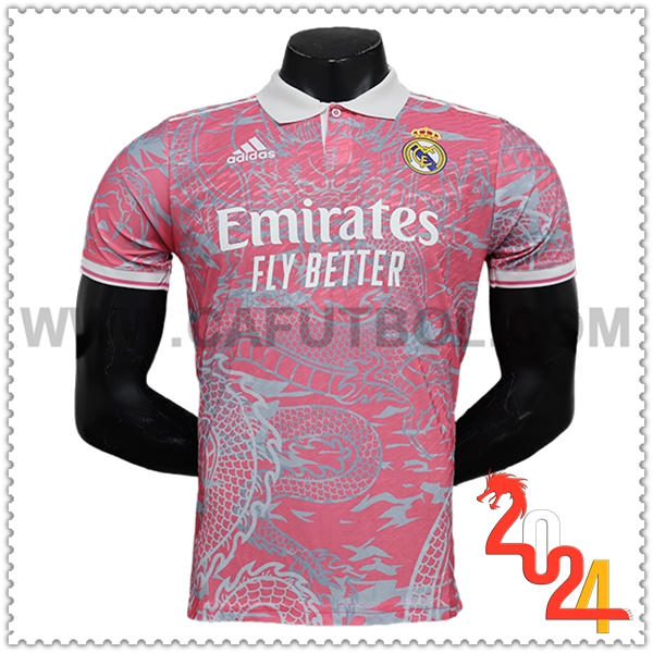 Camiseta Futbol Real Madrid Rosa Edicion especial 2024 2025