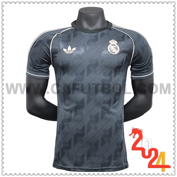 Camiseta Futbol Real Madrid Negro Edicion especial 2024 2025