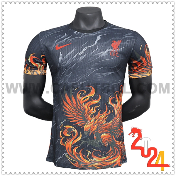 Camiseta Futbol FC Liverpool Negro Edicion especial 2024 2025