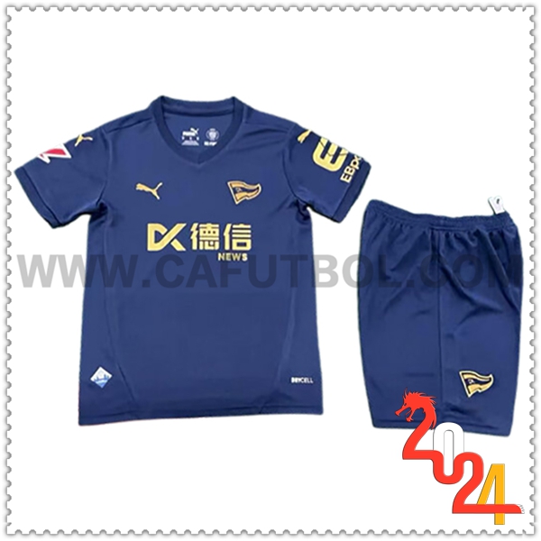 Tercero Equipacion del Alaves Ninos 2024 2025