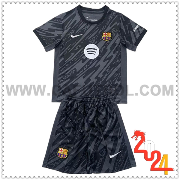 Equipacion del Portero FC Barcelona Ninos Negro 2024 2025