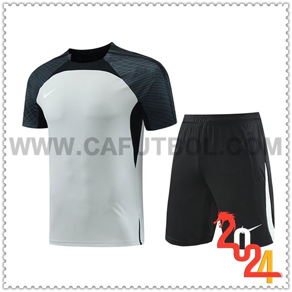 Camiseta Entrenamiento Nike Gris/Negro 2024 2025