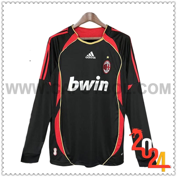 Tercero Camiseta Retro AC Milan Mangas largas 2006/2007