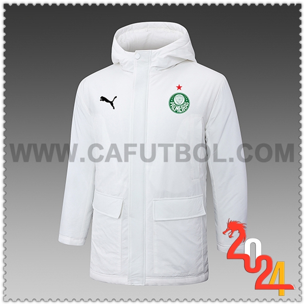 Chandal Plumas Con Capucha Palmeiras Blanco 2024 2025