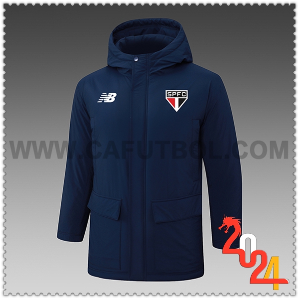 Chandal Plumas Con Capucha Sao Paulo FC azul real 2024 2025