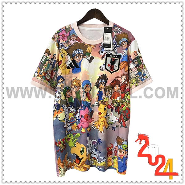 Camiseta Equipo Japon Naranja Digimon Edicion Especial 2024 2025