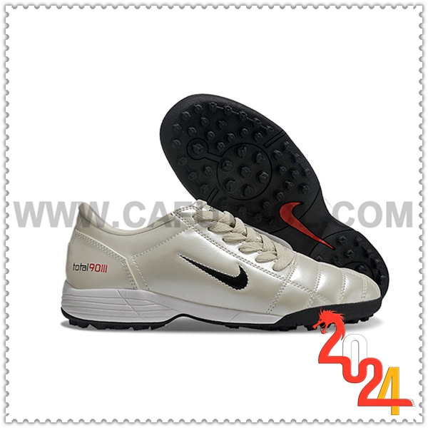 Nike Zapatos de Futbol T90 TF Beige