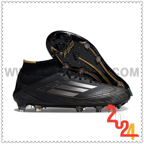 Adidas Zapatos de Futbol F50 ELITE MID FG W Negro