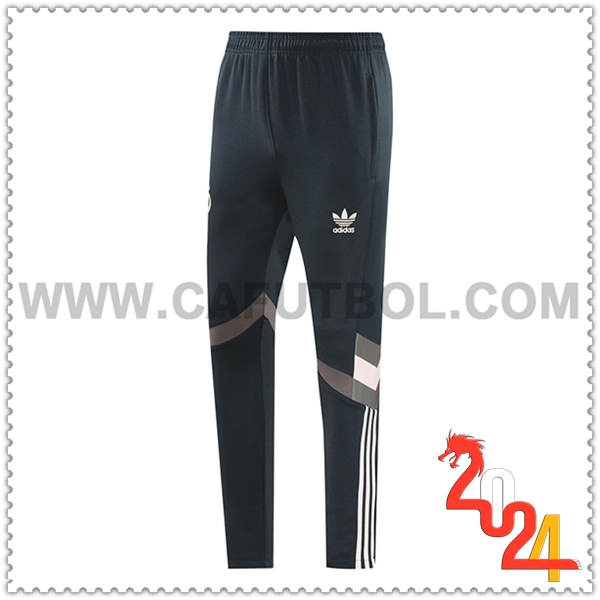 Pantalones Entrenamiento Real Madrid Gris/Rosa 2024 2025