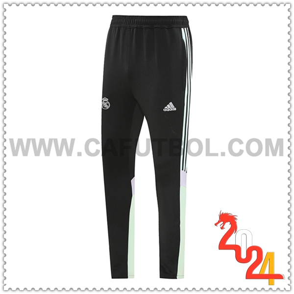 Pantalones Entrenamiento Real Madrid Real Madrid Negro/Verde 2024 2025