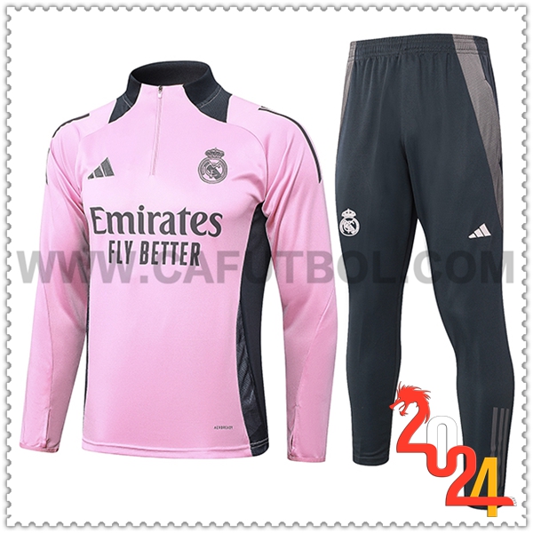 Chandal Futbol Real Madrid Rosa/Gris 2024 2025 -04