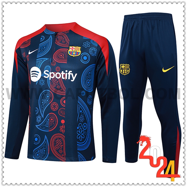 Chandal Futbol FC Barcelona Azul/Rojo 2024 2025 -03