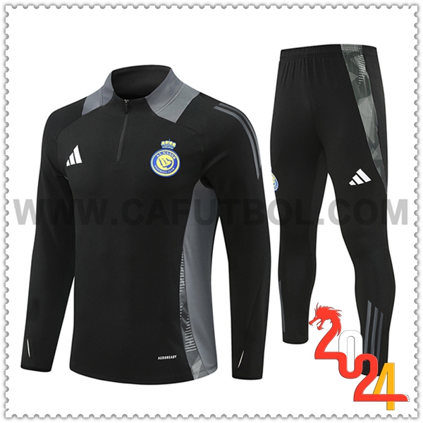 Chandal Futbol Al-Nassr Negro/Gris 2024 2025