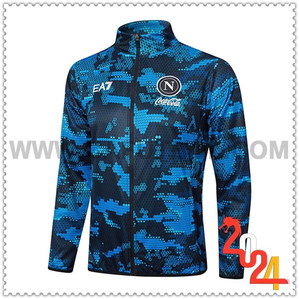 Chaquetas Futbol SSC Napoles Azul Oscuro 2024 2025