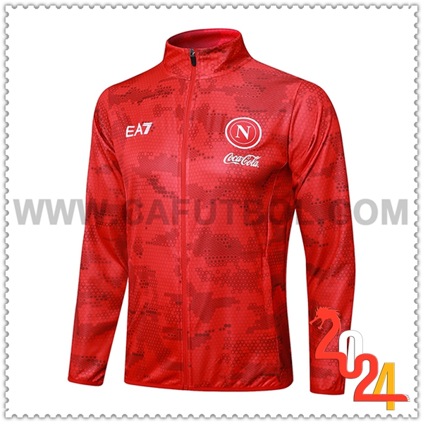 Chaquetas Futbol SSC Napoles Rojo 2024 2025