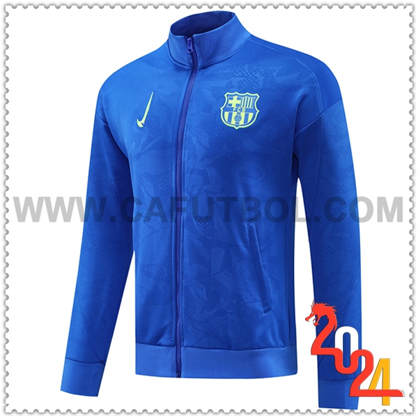 Chaquetas Futbol FC Barcelona Azul 2024 2025