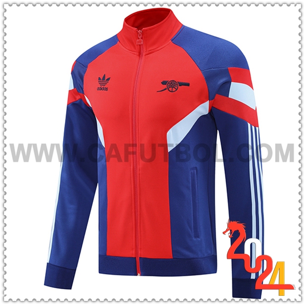 Chaquetas Futbol Arsenal Azul/Rojo 2024 2025 -03