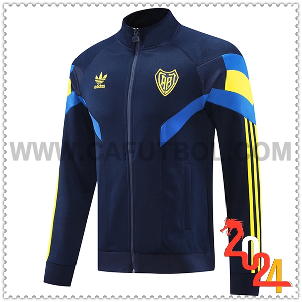 Chaquetas Futbol Boca Juniors azul real 2024 2025