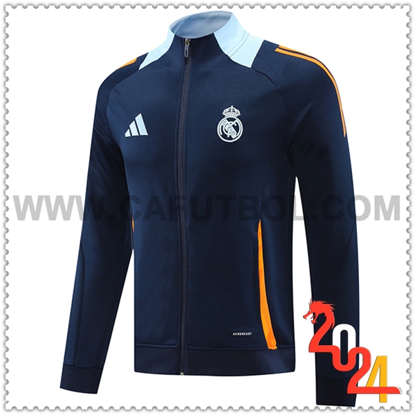 Chaquetas Futbol Real Madrid azul real 2024 2025 -02