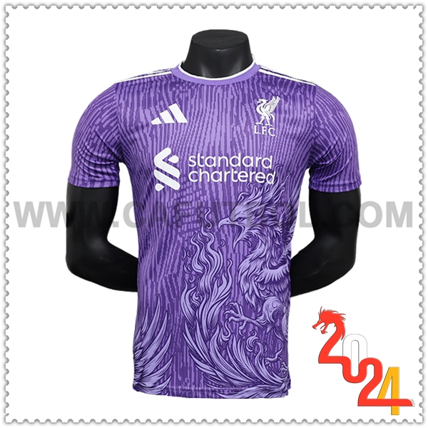 Camiseta Futbol FC Liverpool Purpura Edicion Especial 2024 2025