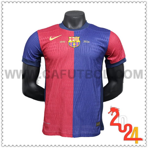 Camiseta Futbol FC Barcelona Rojo Azul Edicion Especial 1899-2024