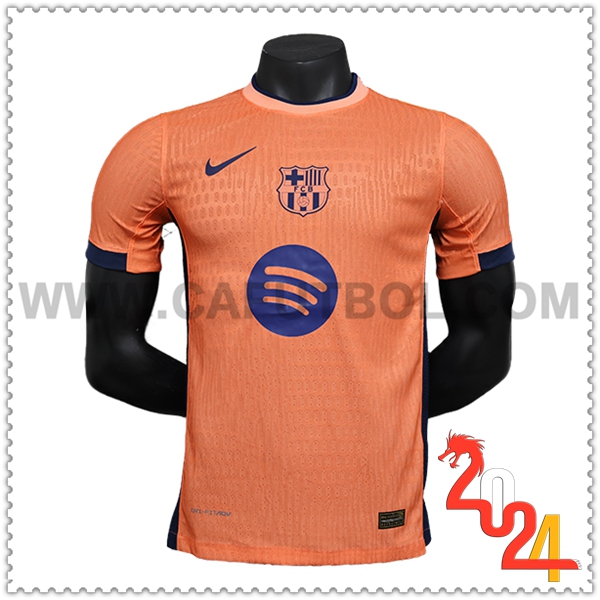 Camiseta Futbol FC Barcelona Naranja Edicion Especial 2024 2025