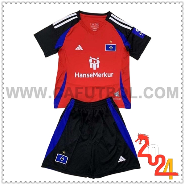 Tercero Equipacion del HSV Hamburg Ninos 2024 2025