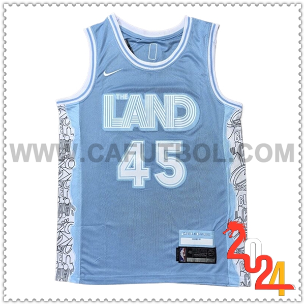 Camisetas NBA Cleveland Cavaliers (MITCHELL #45) 2024/25 Azul