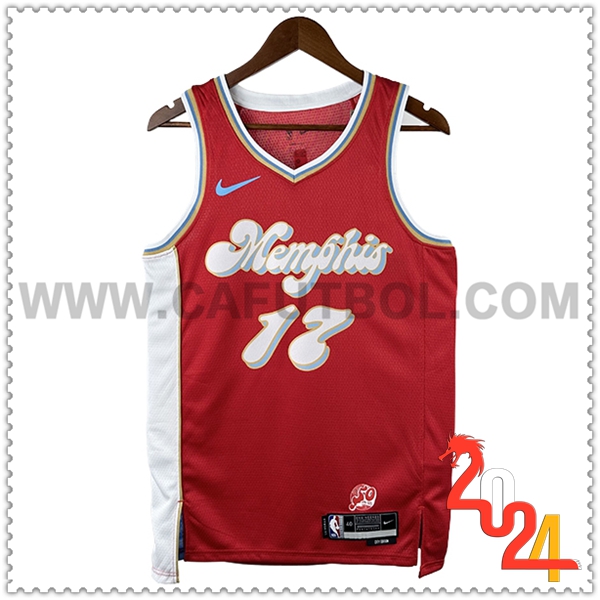 Camisetas NBA Memphis Grizzlies (KAWAMURA #17) 2024/25 Rojo/Azul