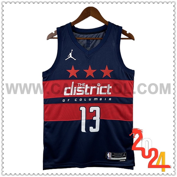 Camisetas NBA Washington Wizards (POOLE #13) 2024/25 Azul/Rojo