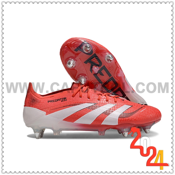 Adidas Zapatos de Futbol 25 Predator Elite SG Naranja/Blanco