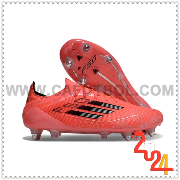 Adidas Zapatos de Futbol F50 Elite SG Naranja/Negro