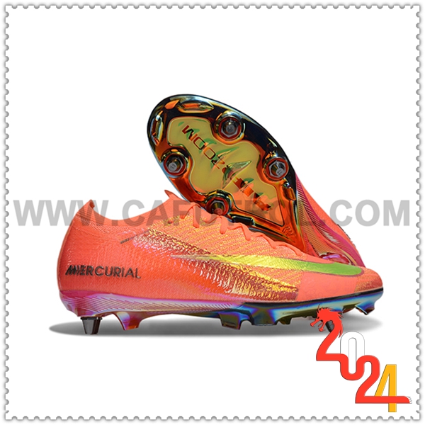 Nike Zapatos de Futbol AIR ZOOM MERCURIAL VAPOR XVI ELITE SG-PRO Naranja/Amarillo