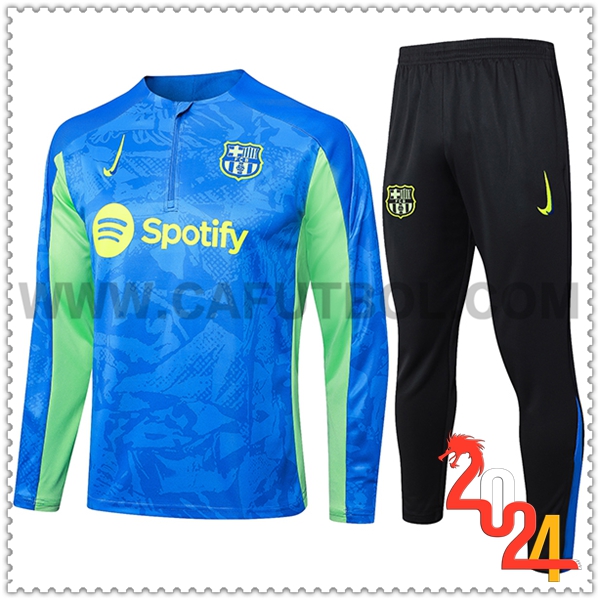 Chandal Futbol FC Barcelona Azul/Verde 2024 2025