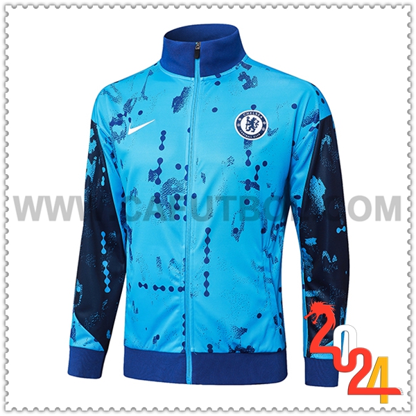 Chaquetas Futbol FC Chelsea Azul 2024 2025 -03