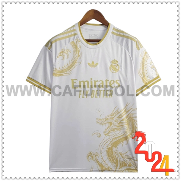 Camiseta Futbol Real Madrid Blanco Edicion Especial 2024 2025