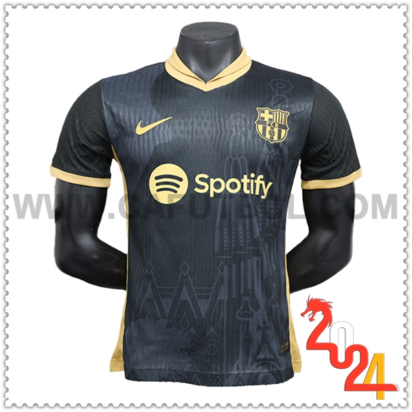 Camiseta Futbol FC Barcelona Negro Edicion Especial 2024 2025