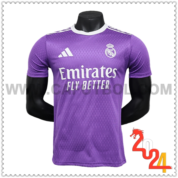 Camiseta Futbol Real Madrid Purpura Edicion Especial 2024 2025