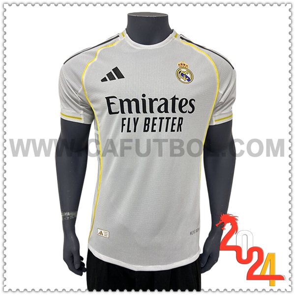 Primera Camiseta Futbol Real Madrid Version filtrada 2025/2026