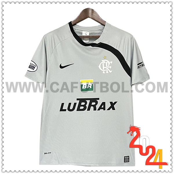 Camiseta Retro Portero Flamengo Gris 2008