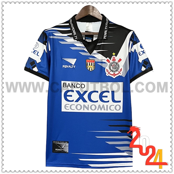 Camiseta Retro Portero Corinthians Azul 1998