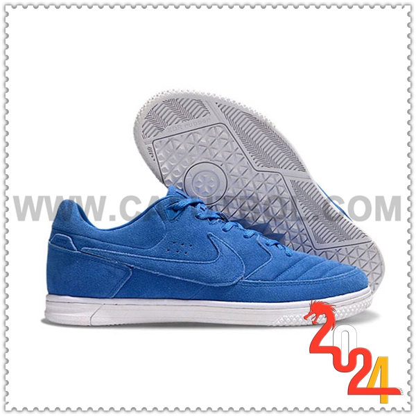 Nike Zapatos de Futbol Gato IC Azul -02