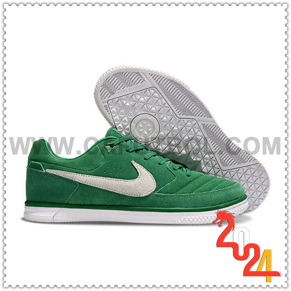 Nike Zapatos de Futbol Gato IC Verde/Gris