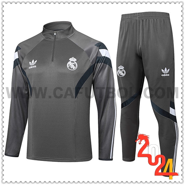 Chandal Futbol Real Madrid Gris 2024 2025