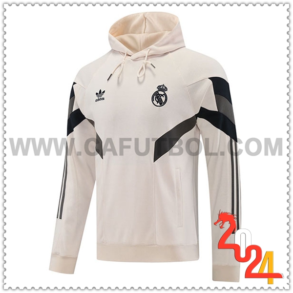 Sudadera Con Capucha Real Madrid Rosa/Negro 2024 2025